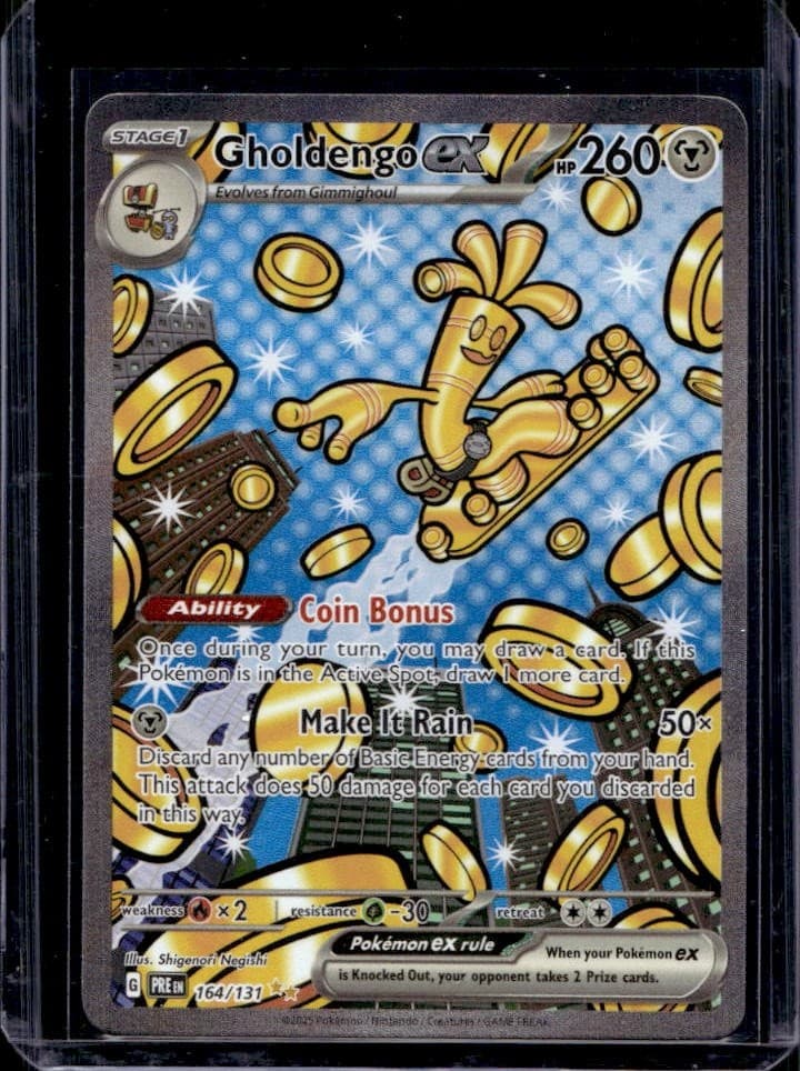 2025 Pokemon Prismatic Gholdengo ex Special Illustration Rare #164/131