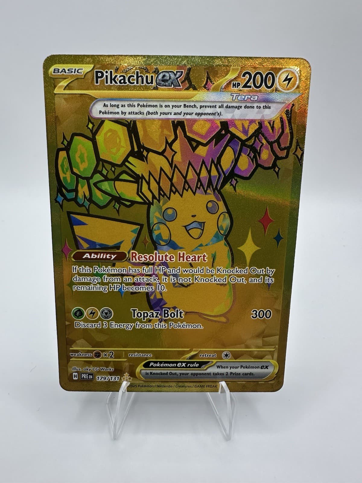 Pikachu ex 179/131 - Hyper Rare -  Prismatic Evolutions - Pokemon TCG