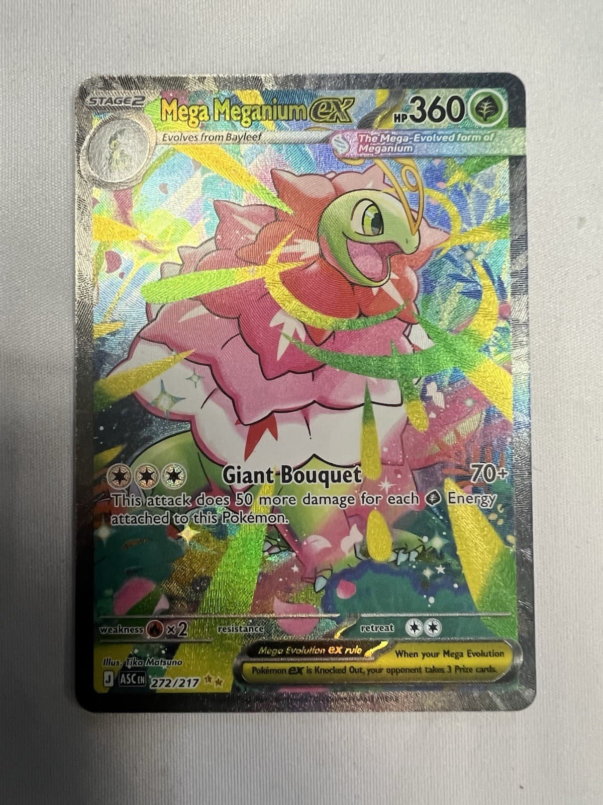 Mega Meganium ex 272/217 Me: Ascended Heroes Holo