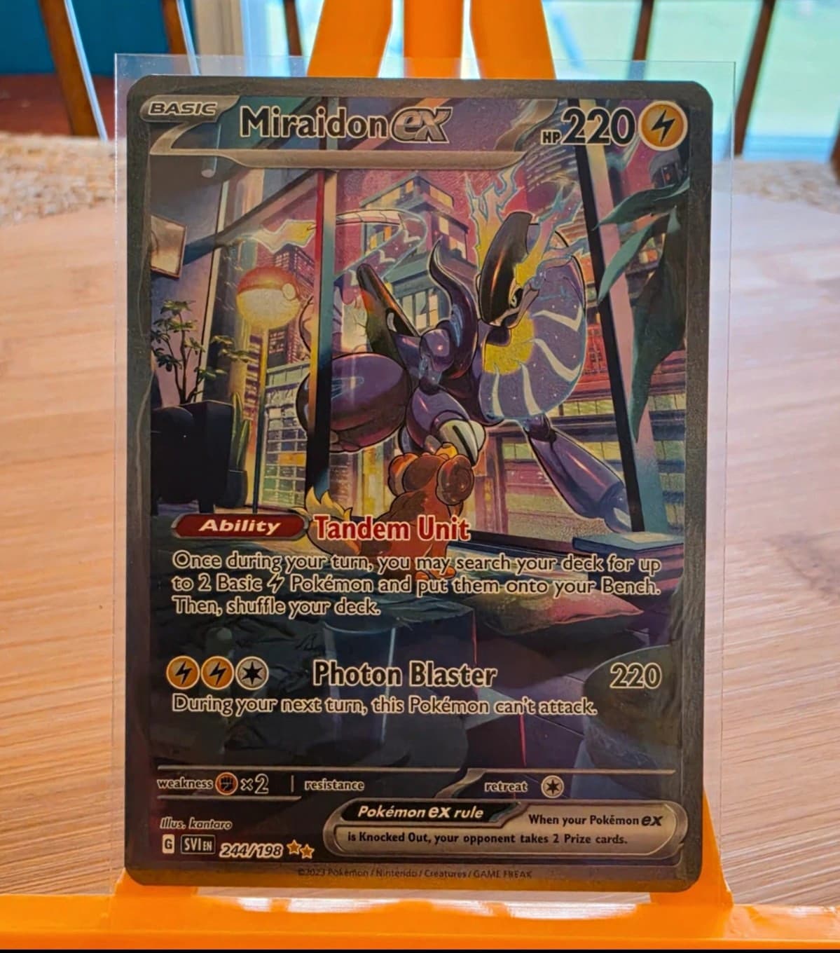 Miraidon ex 244/198 SV01: Scarlet & Violet Base Set Holo
