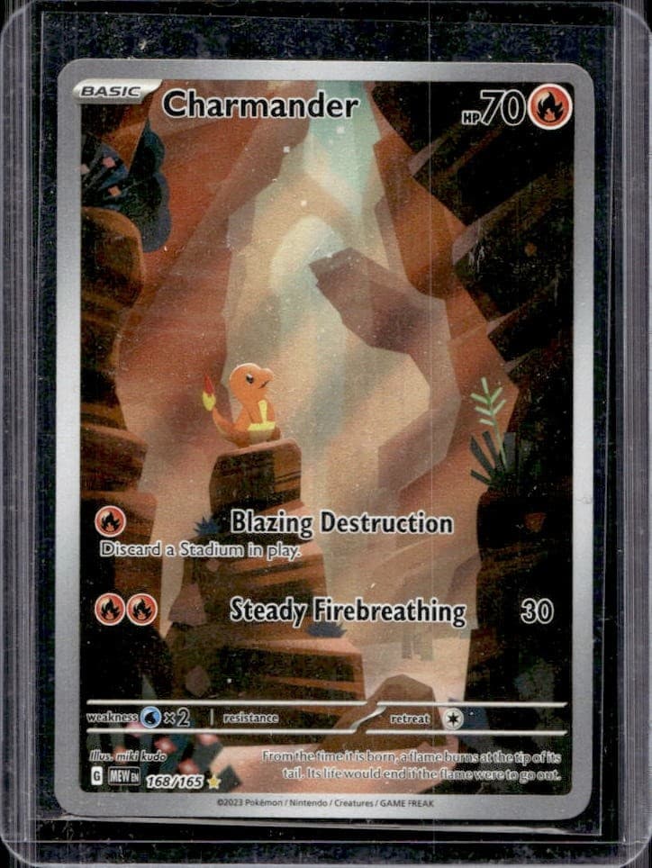2023 Pokemon SV 151 Charmander Illustration Rare #168/165