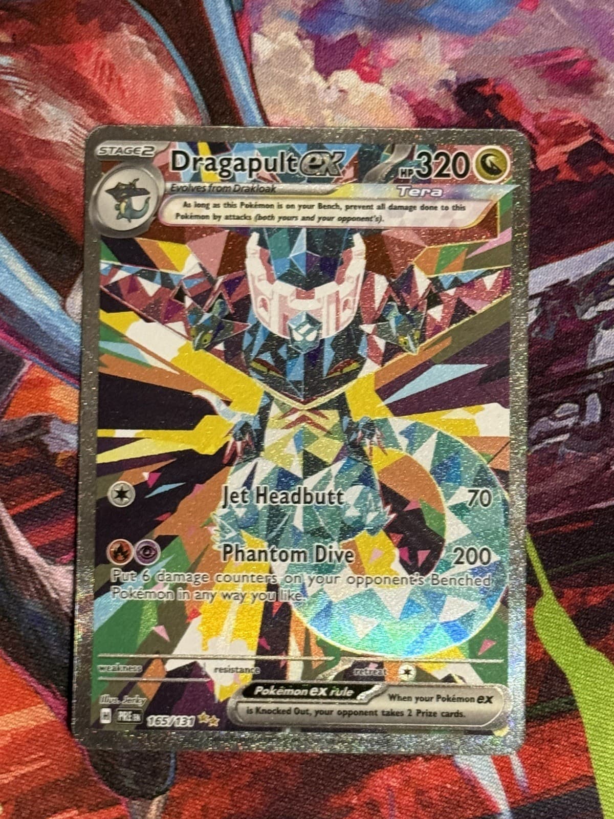 Pokemon Card TCG Dragapult ex 165/131 Prismatic Evolutions SIR NM S&V