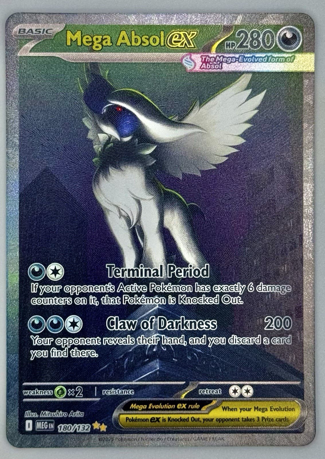 Mega Absol ex 180/132 Me01: Mega Evolution Holo