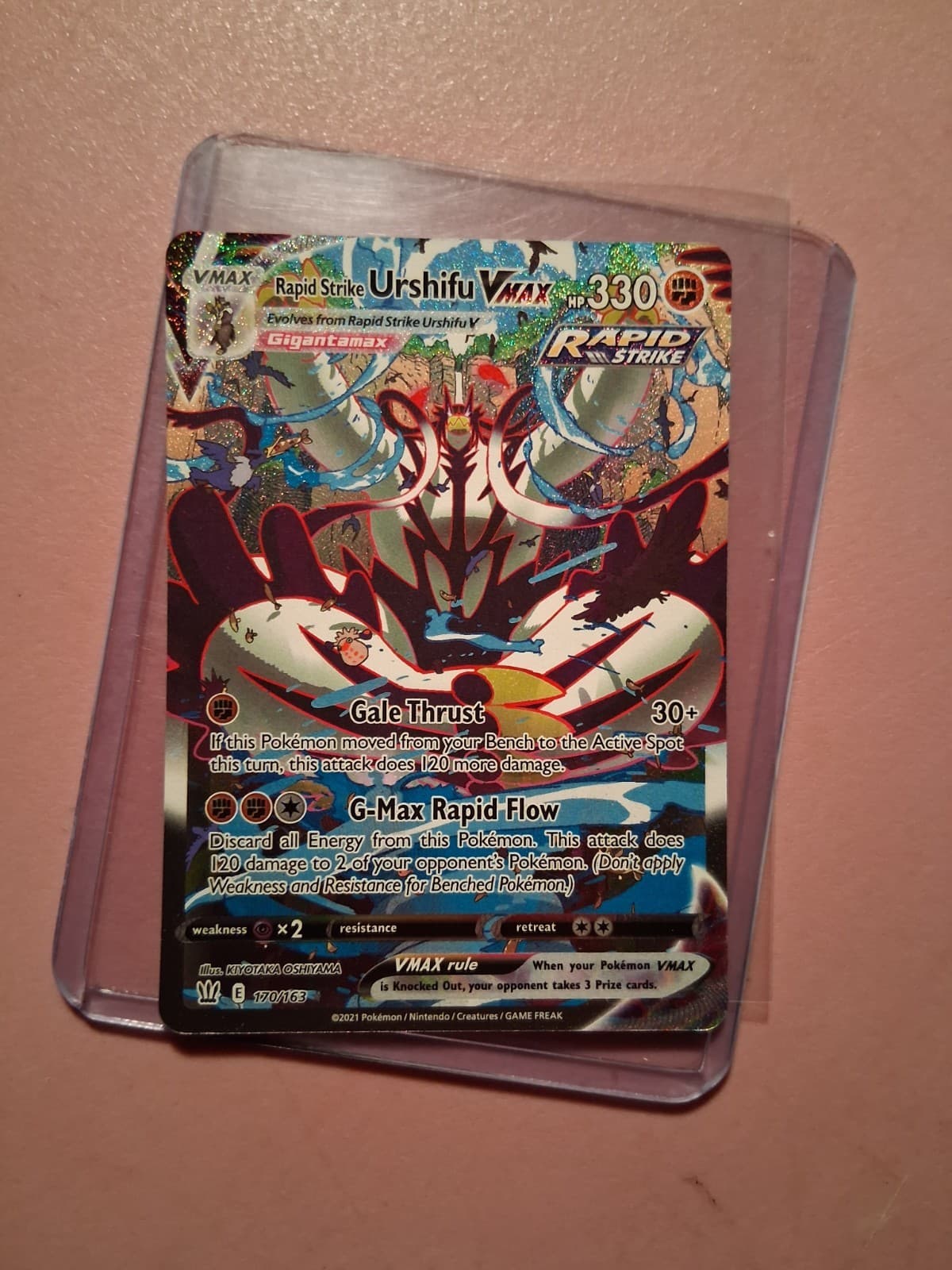 Rapid Strike Urshifu VMAX (Alternate Art Secret) 170/163 Swsh05: Battle...