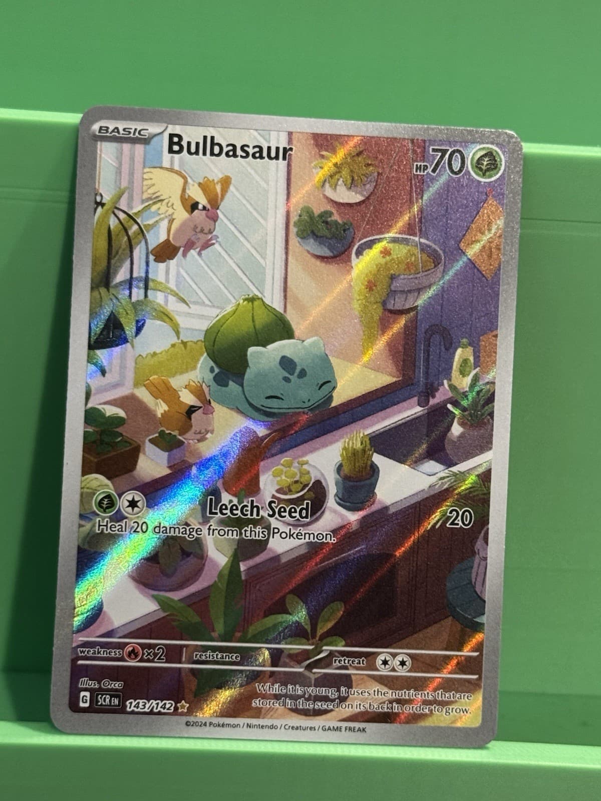 Bulbasaur 143/142 Sv07: Stellar Crown Holo