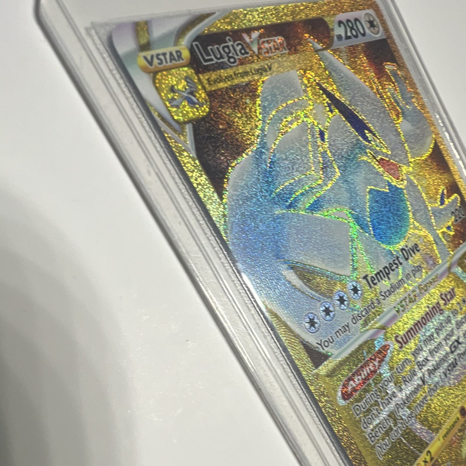 Lugia VSTAR Secret Rare 211/195 Silver Tempest Holo ENG Pokemon 