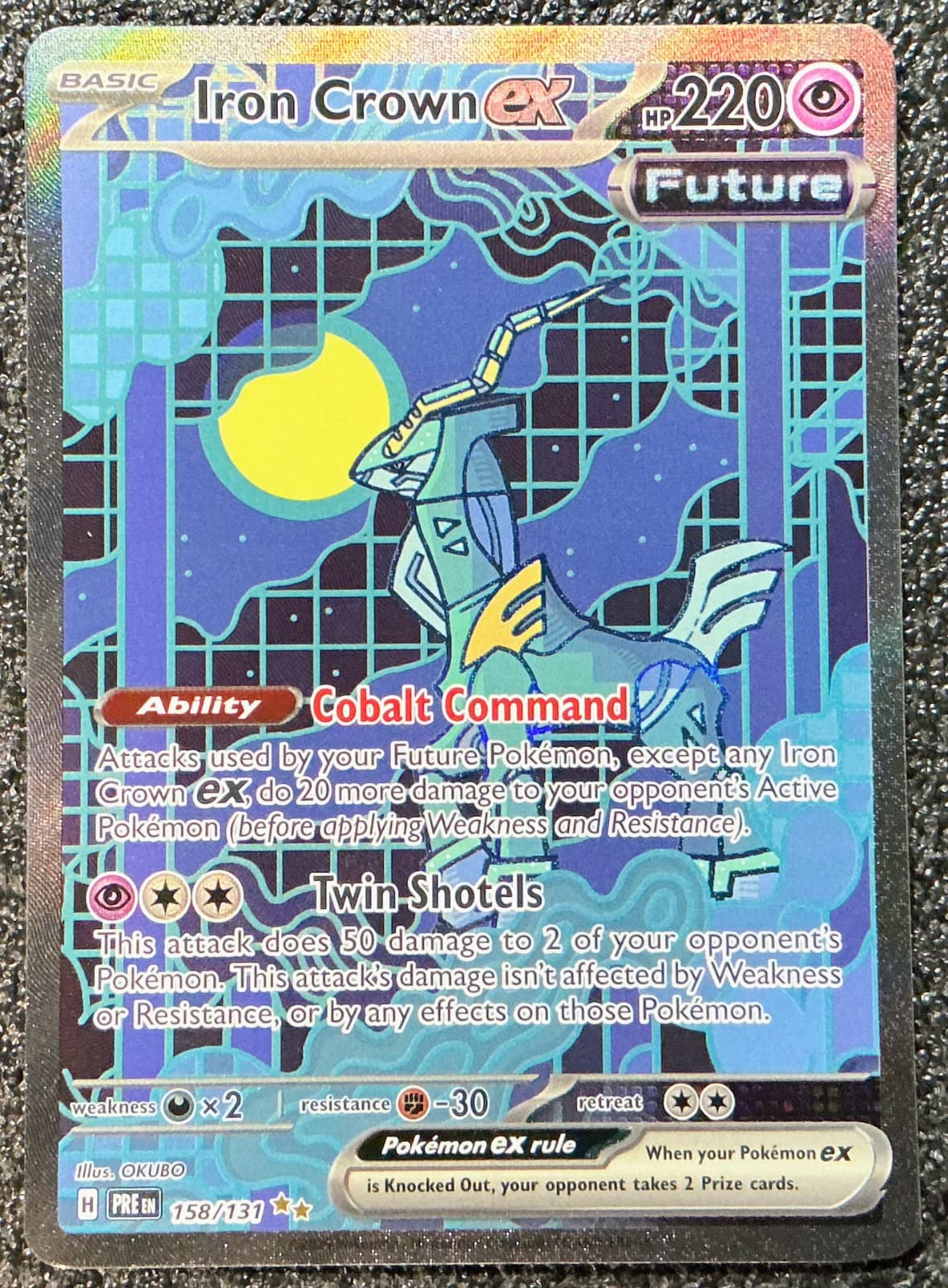 Iron Crown ex - 158/131 Holo - SV: Prismatic Evolutions (PRE)
