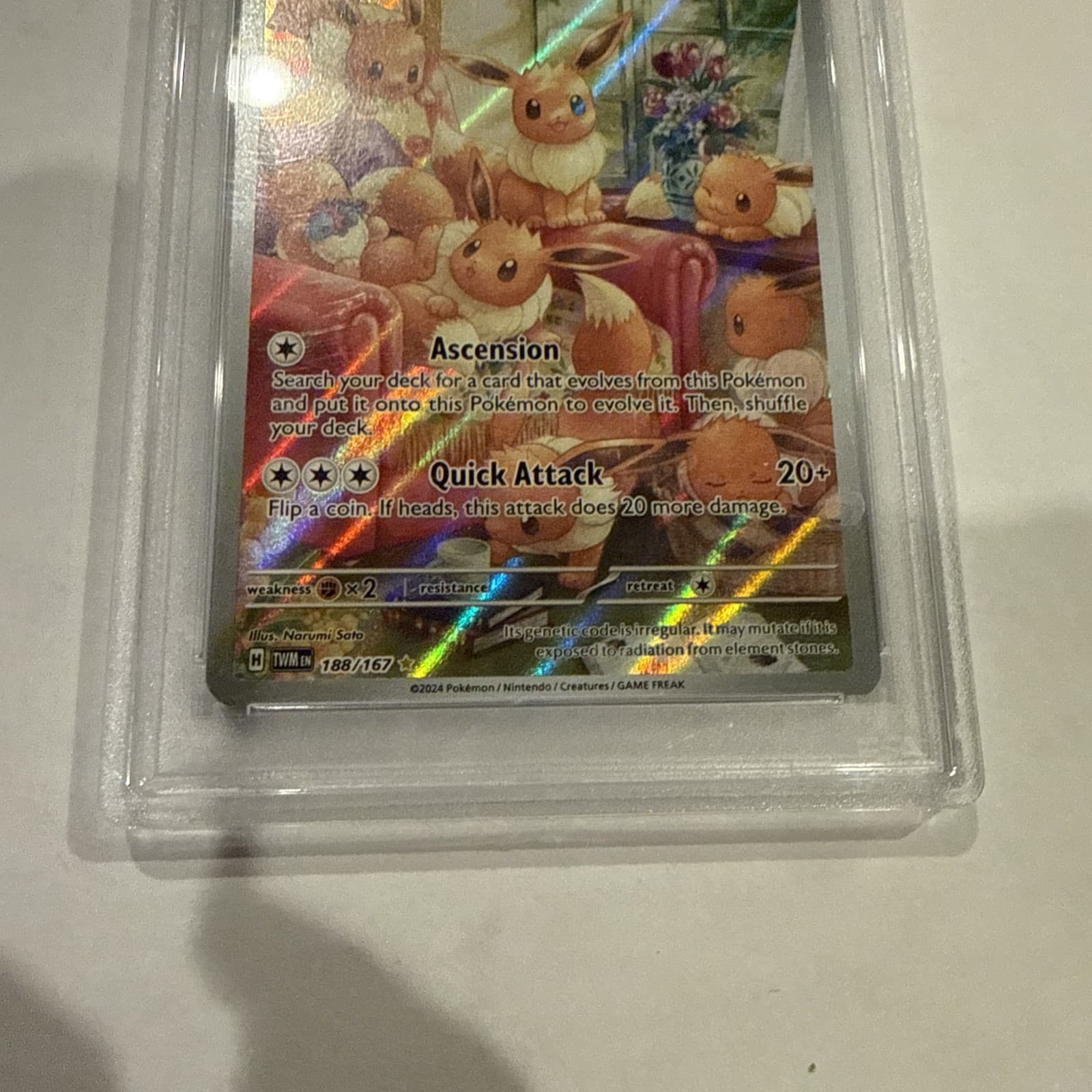 Eevee 188/167 Sv06: Twilight Masquerade Holo