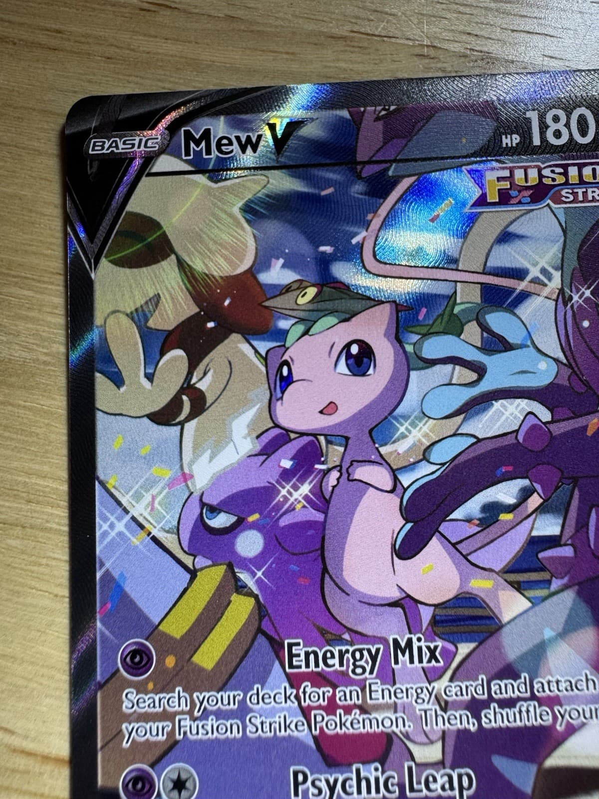Pokemon TCG Mew V 251/264 Fusion Strike Full Art Ultra Rare Holo Eng 180 HP