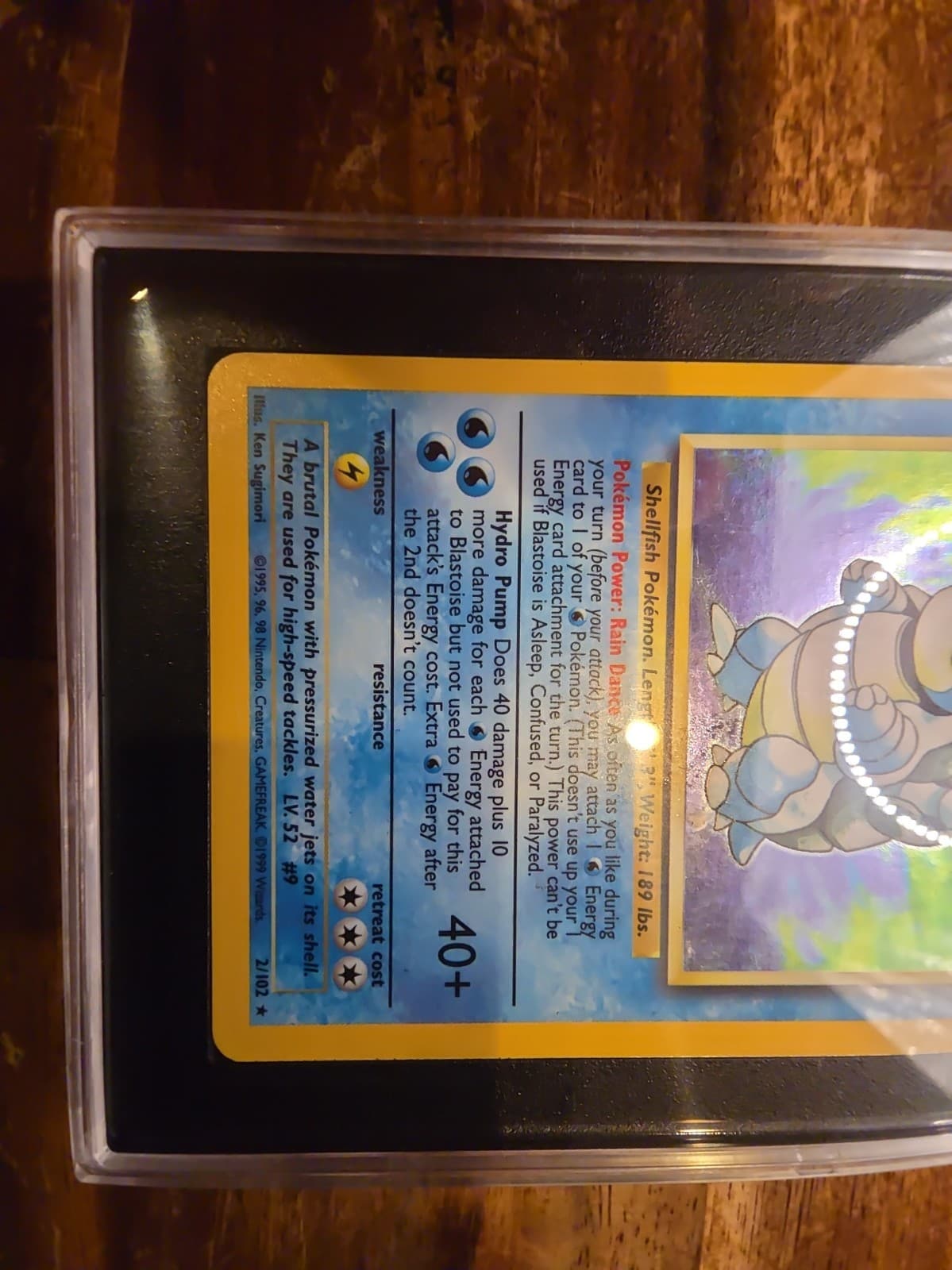 Blastoise 002/102 Base Set Holo