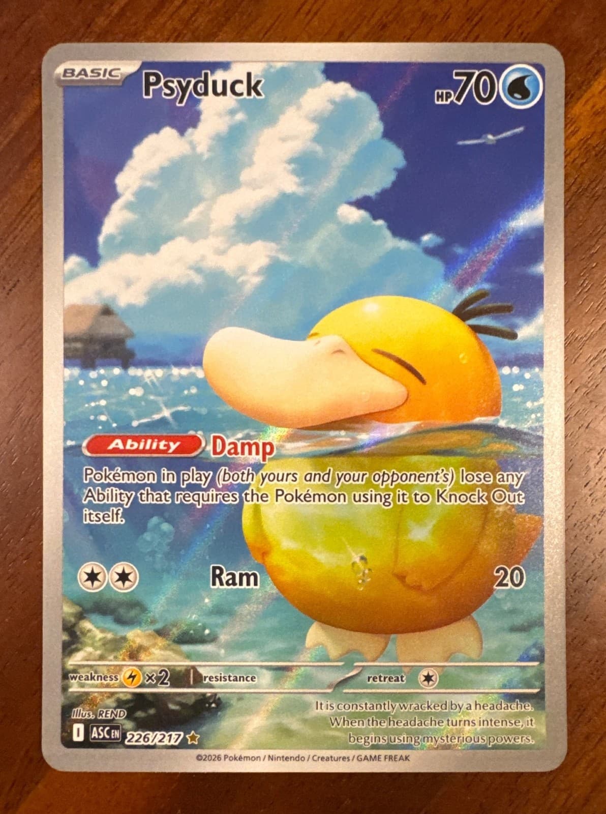 Psyduck 226/217 Ascended Heroes Illustration Rare Pokemon TCG