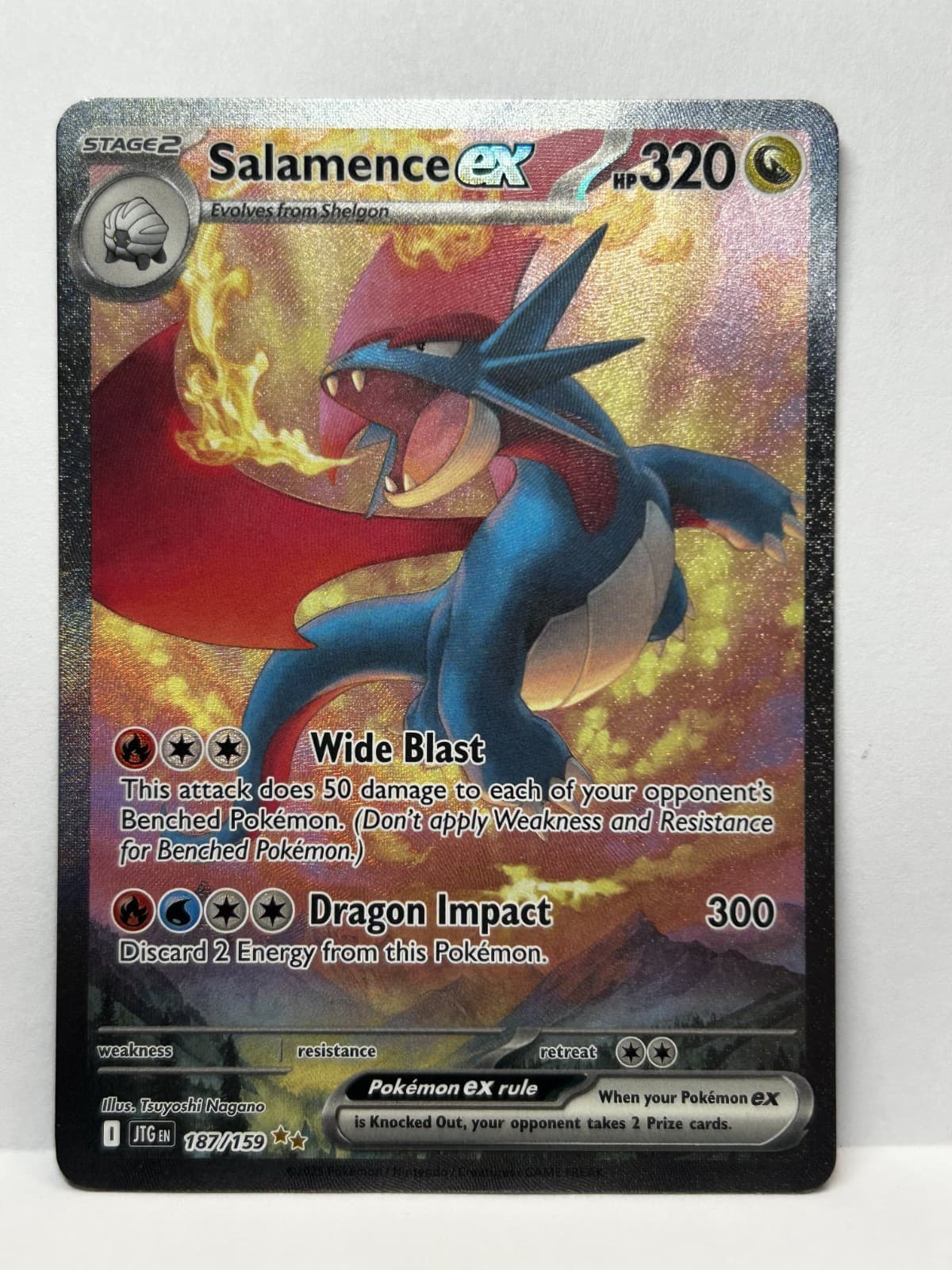 Pokemon Salamence ex Special Illustration Rare SV09: Journey Together 187/159