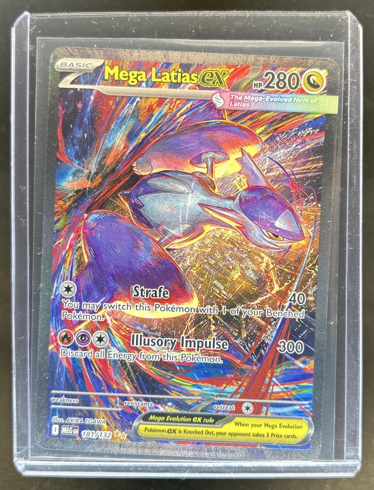 2025 Pokemon Mega Evolution Latias ex Special Illustration Rare #181/132