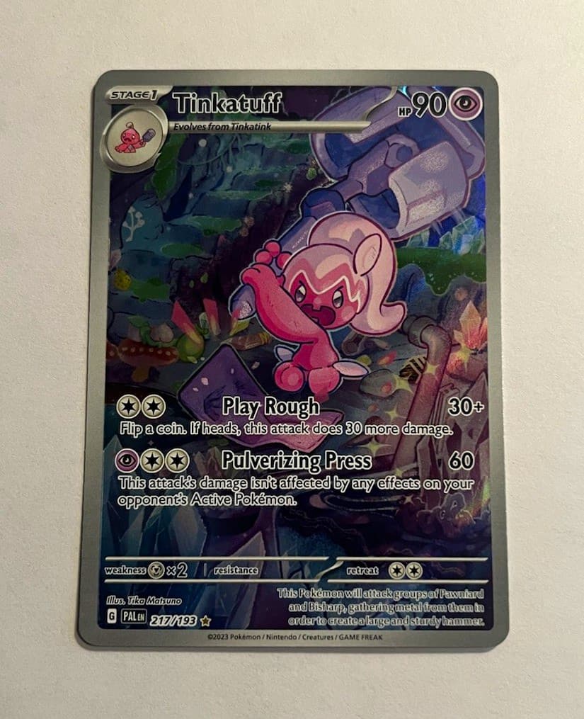 The Pokémon Company Tinkatuff 217/193 Paldea Evolved IR Holo ENG