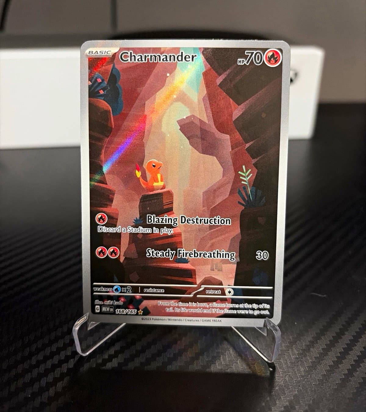 The Pokemon Company Charmander 168/165 SV 151 Illus Rare Holo EN 70HP