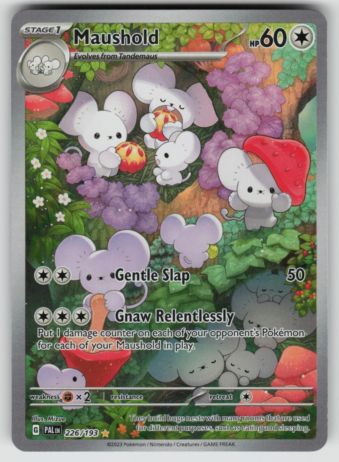 Maushold Holofoil Pokemon NM [PAL - 226/193]