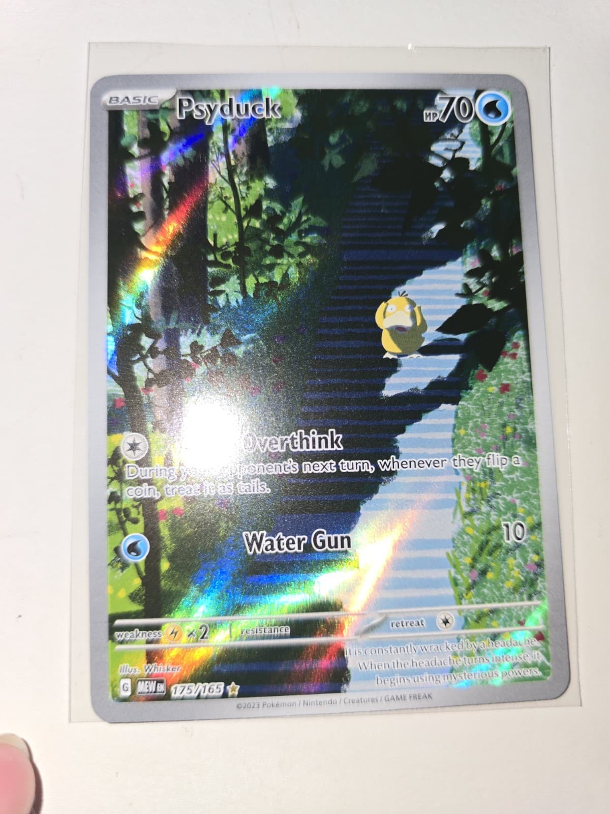 Pokémon TCG Scarlet Violet-151 Holo Illustration Rare Card Psyduck 175/165