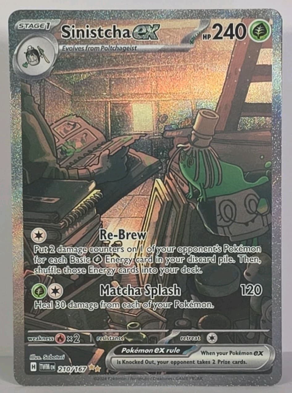 Sinistcha ex SIR 210/167 Special Illustration Rare Twilight Masquerade Full Art 