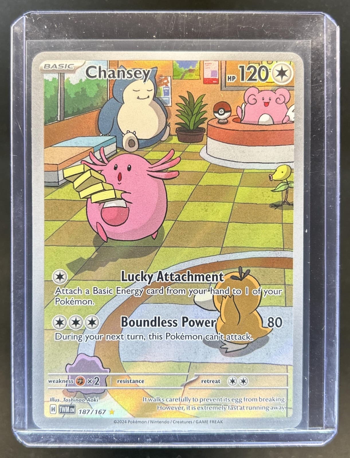 2024 Pokemon Twilight Masquerade Chansey #187/167
