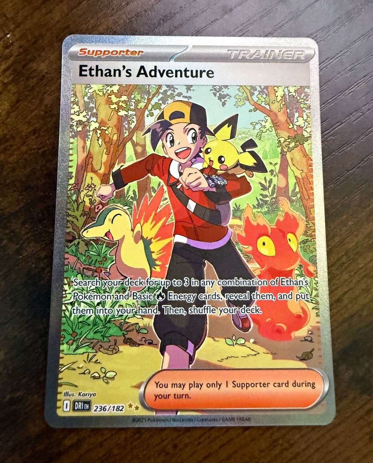 Ethan's Adventure 236/182 Sv10: Destined Rivals Full Art Foil Eng