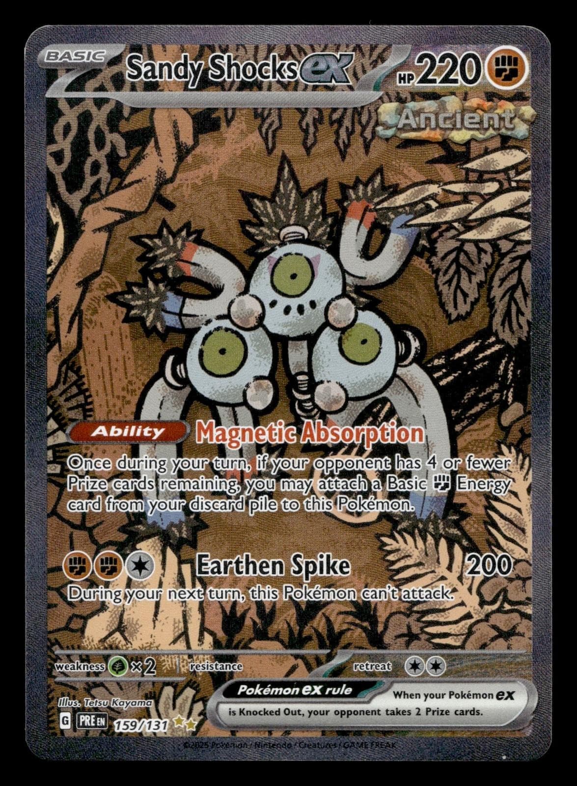 Sandy Shocks ex 159/131 Prismatic Evolutions Pokemon Holo NM