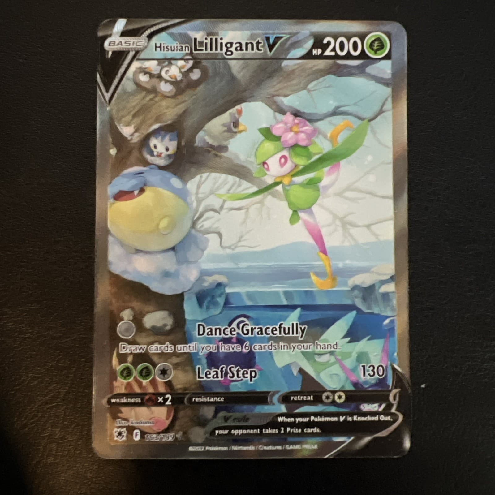 Hisuian Lilligant V (Alternate Full Art) 163/189 Swsh10: Astral Radiance Holo