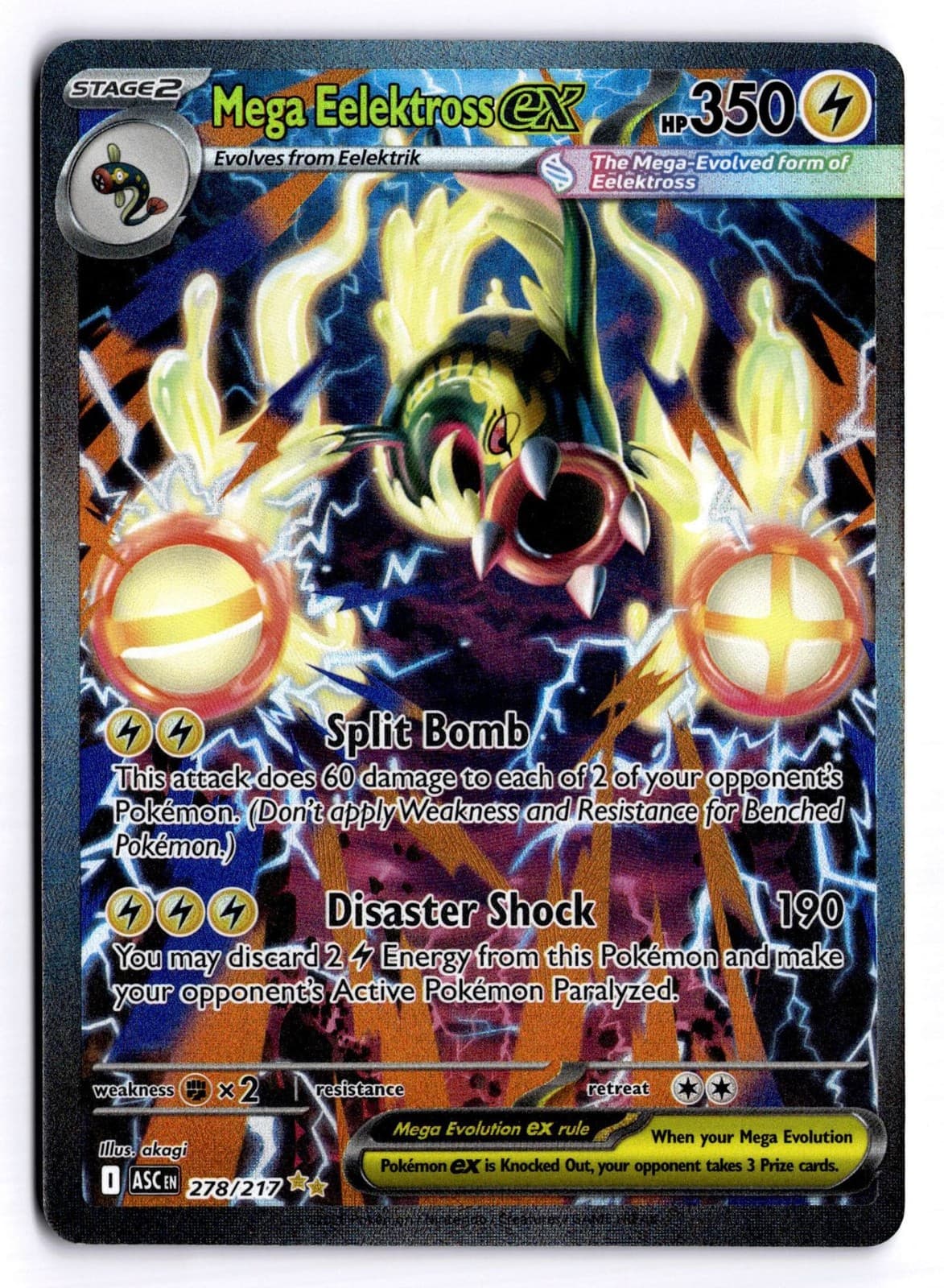 Mega Eelektross ex Holofoil [ASC - 278/217]