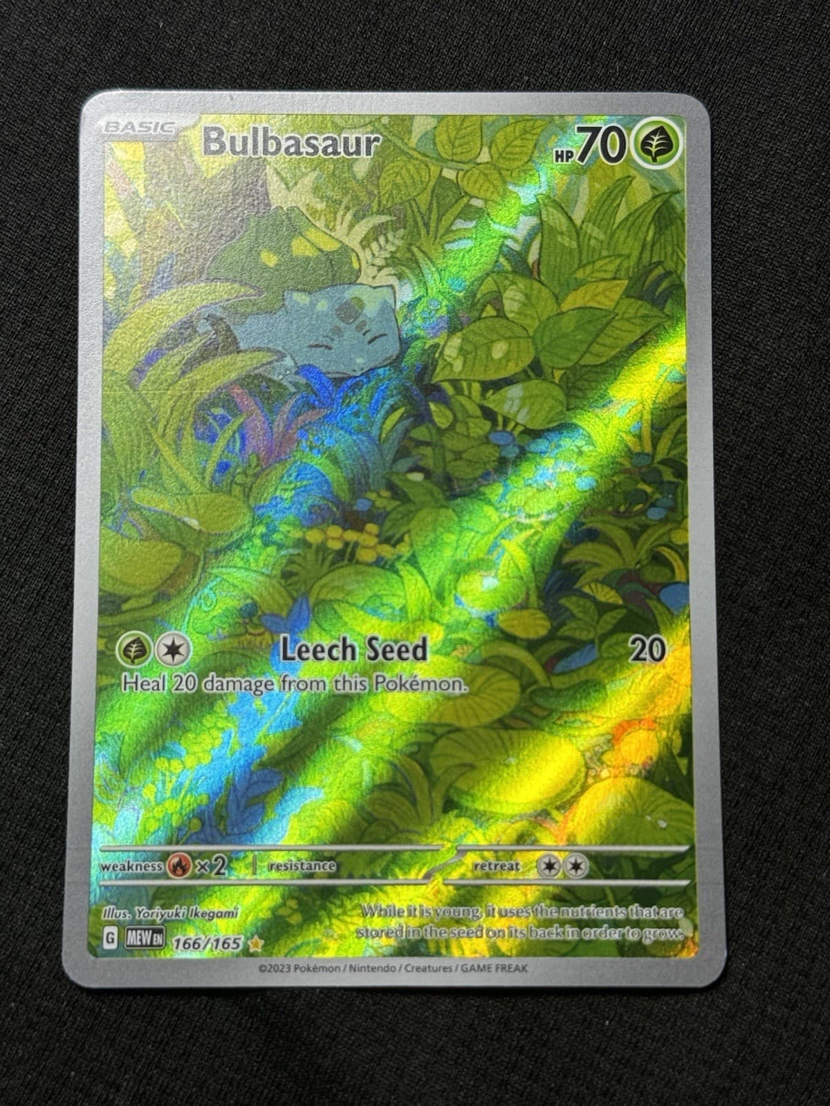 Bulbasaur 166/165 Sv: Scarlet & Violet 151 Holo