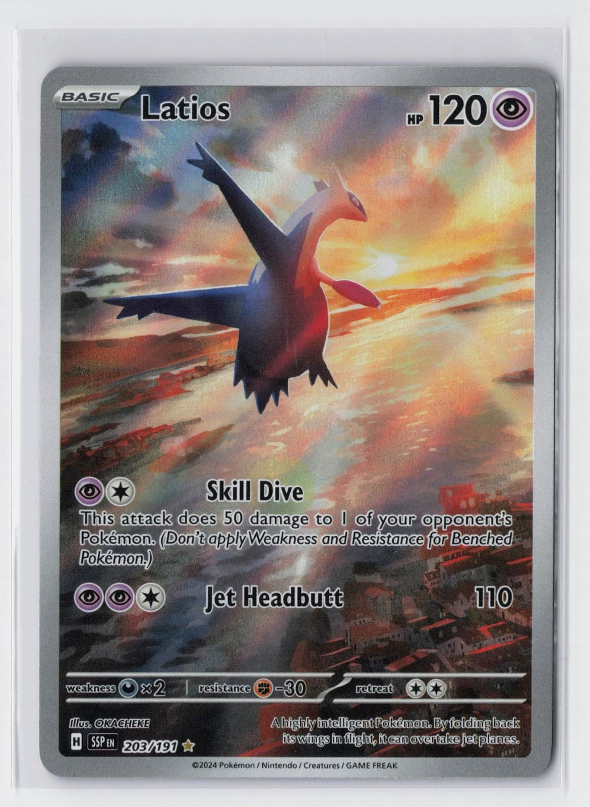 Latios - 203/191 - Holofoil - Surging Sparks - NM
