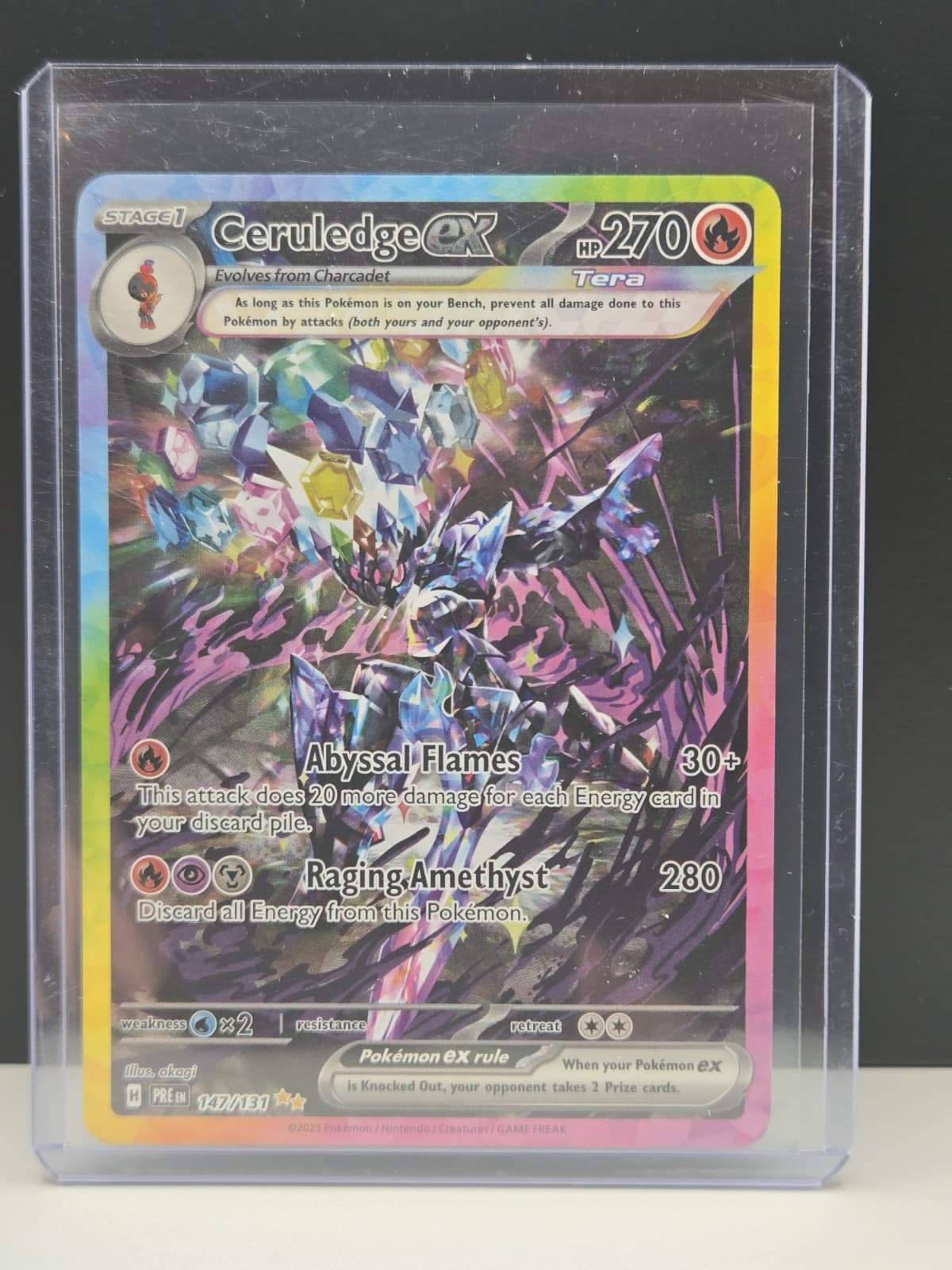 Ceruledge ex 147/131 Sv: Prismatic Evolutions Holo