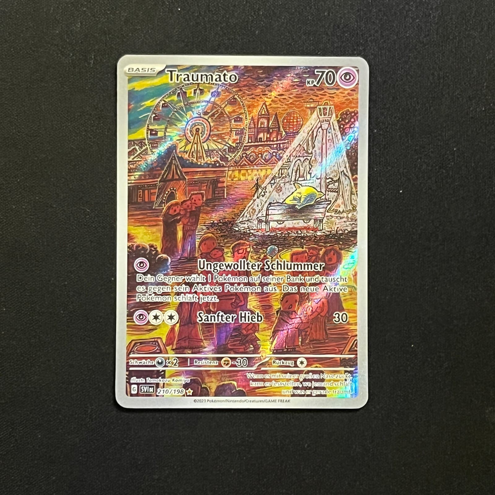 Drowzee 210/198 SV01: Scarlet & Violet Base Set Holo Komiya (German)