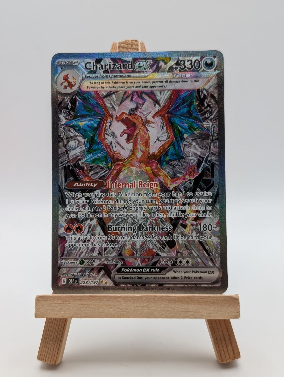 Charizard ex 223/197 Special Illustration Rare Obsidian Flames Pokemon Holo NM
