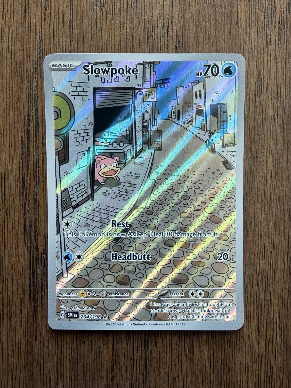 Slowpoke 204/198 SV01: Scarlet & Violet Base Set Holo - LP