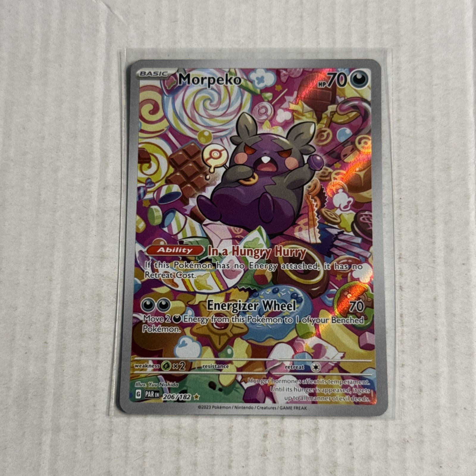 Morpeko 206/182 SV04: Paradox Rift Holo. Pk003457