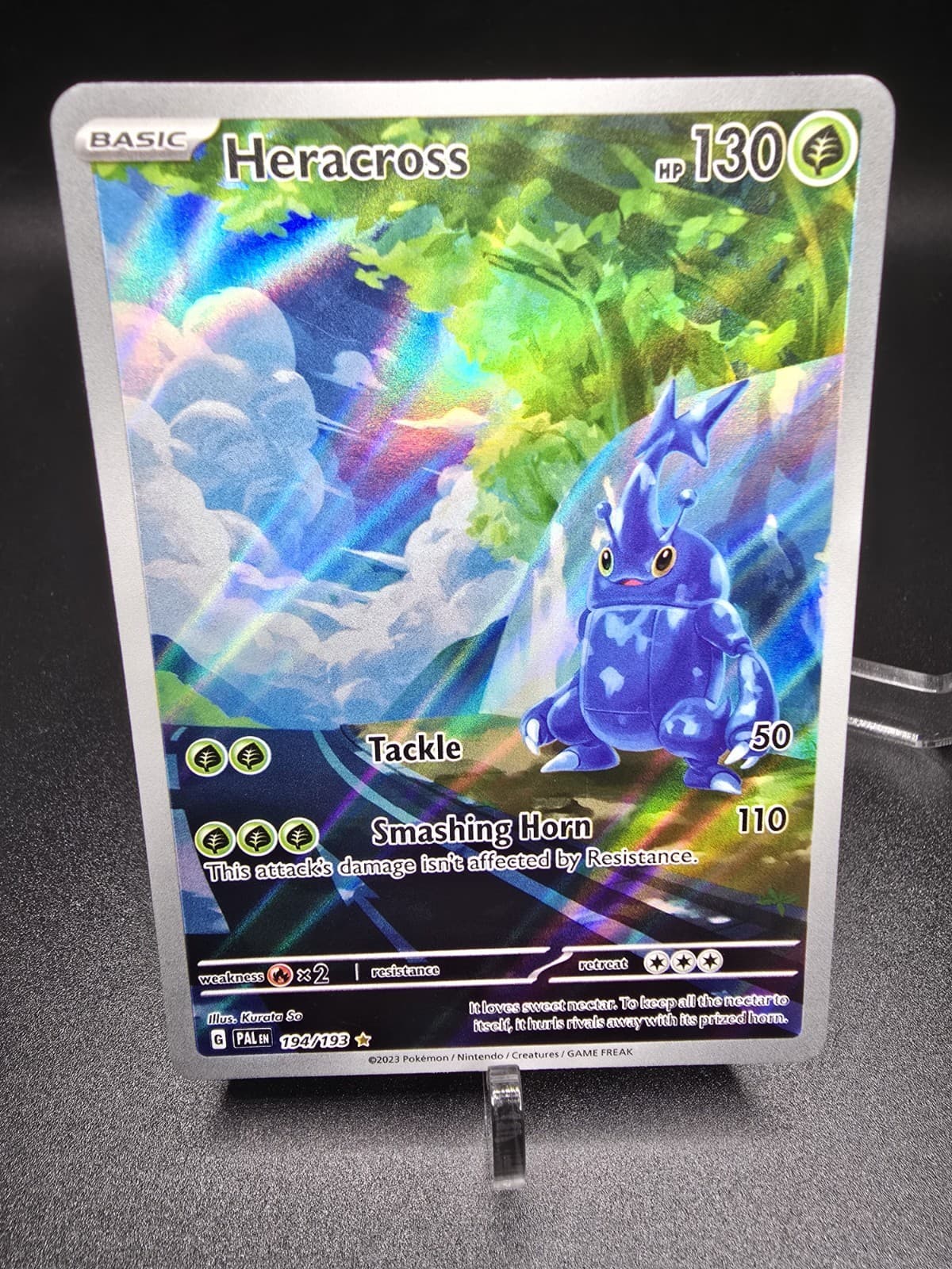Heracross 194/193 Illustration Rare Paldea Evolved