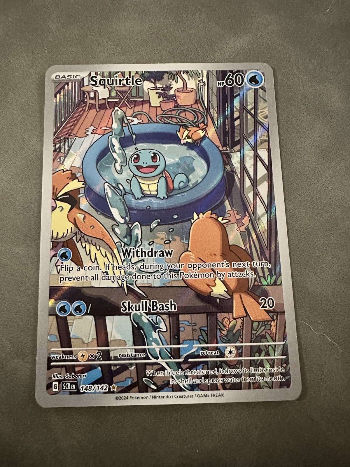 Squirtle 148/142 Sv07: Stellar Crown Holo