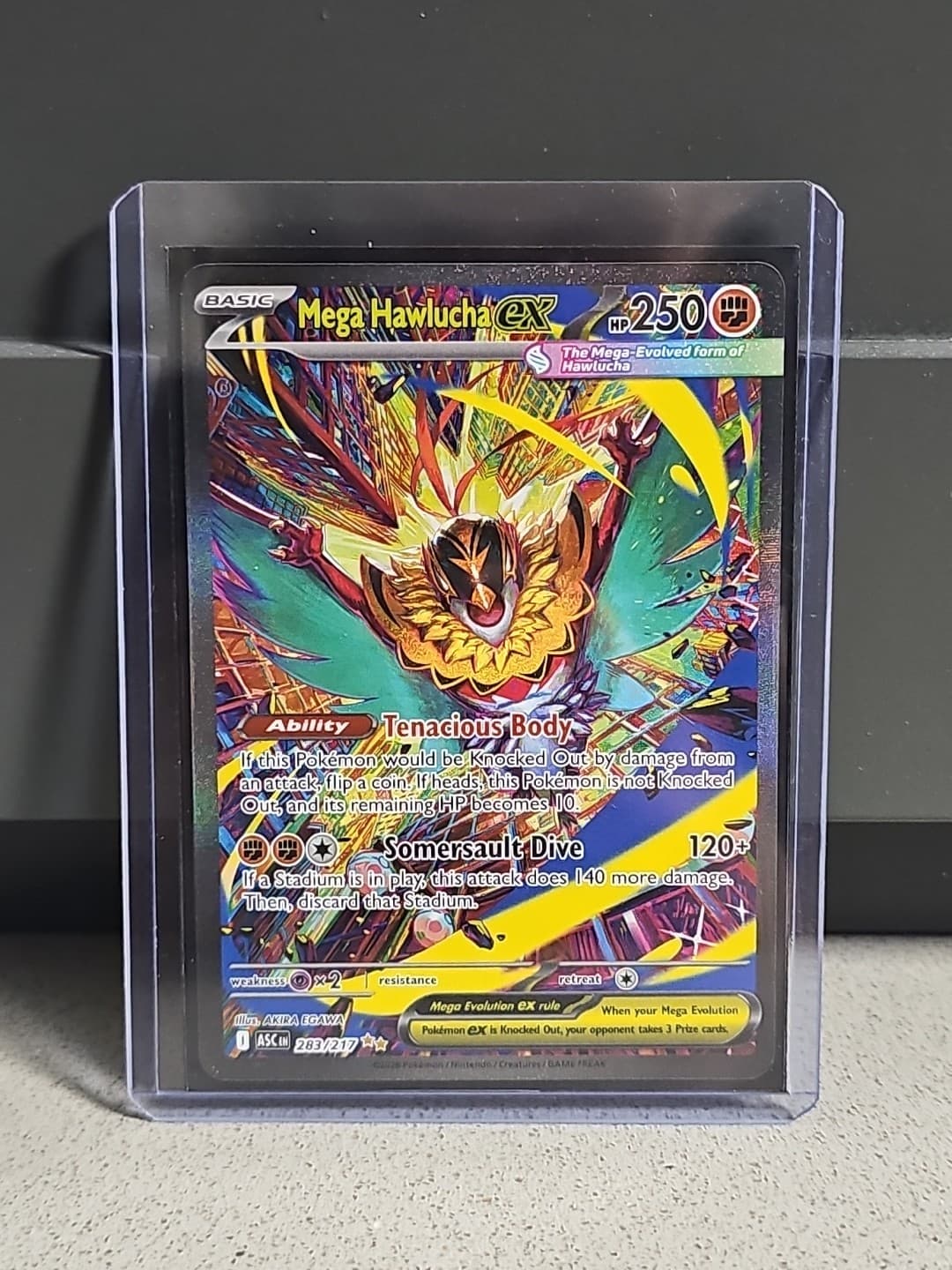 Mega Hawlucha EX SIR 283/217 Ascended Heroes English NM