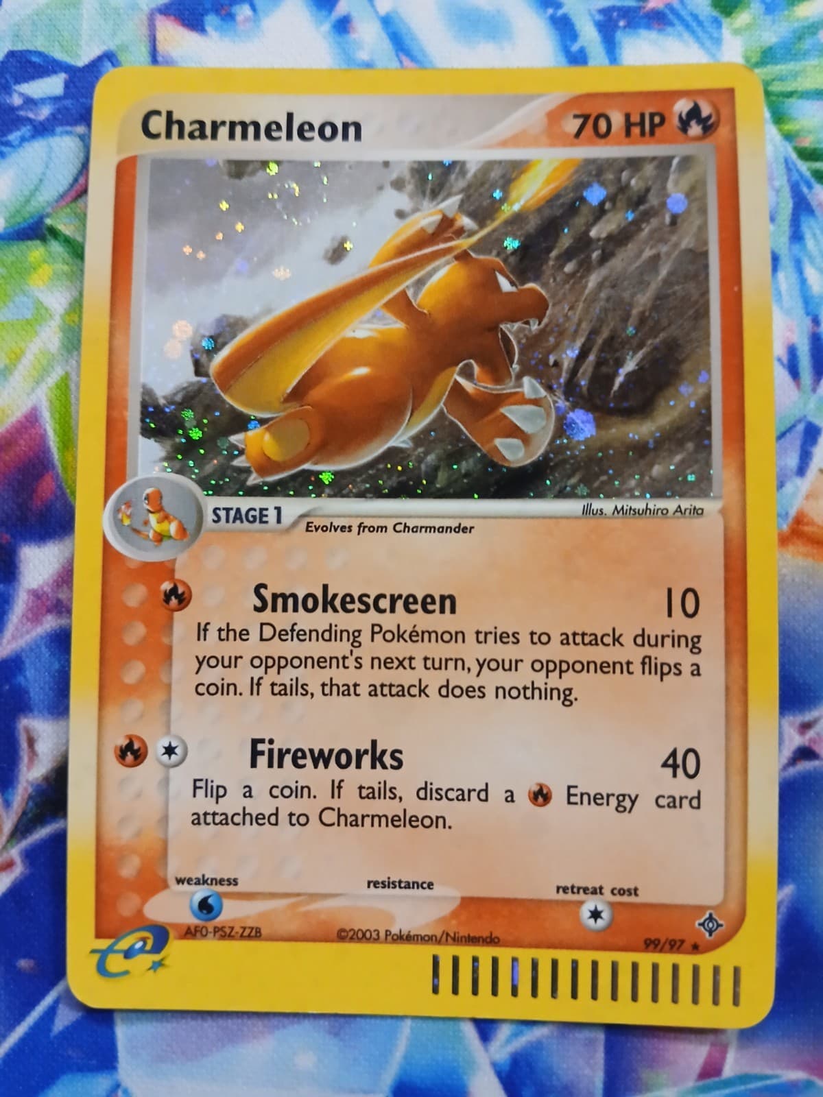 Charmeleon 99/97 EX Dragon Holo SWIRL 