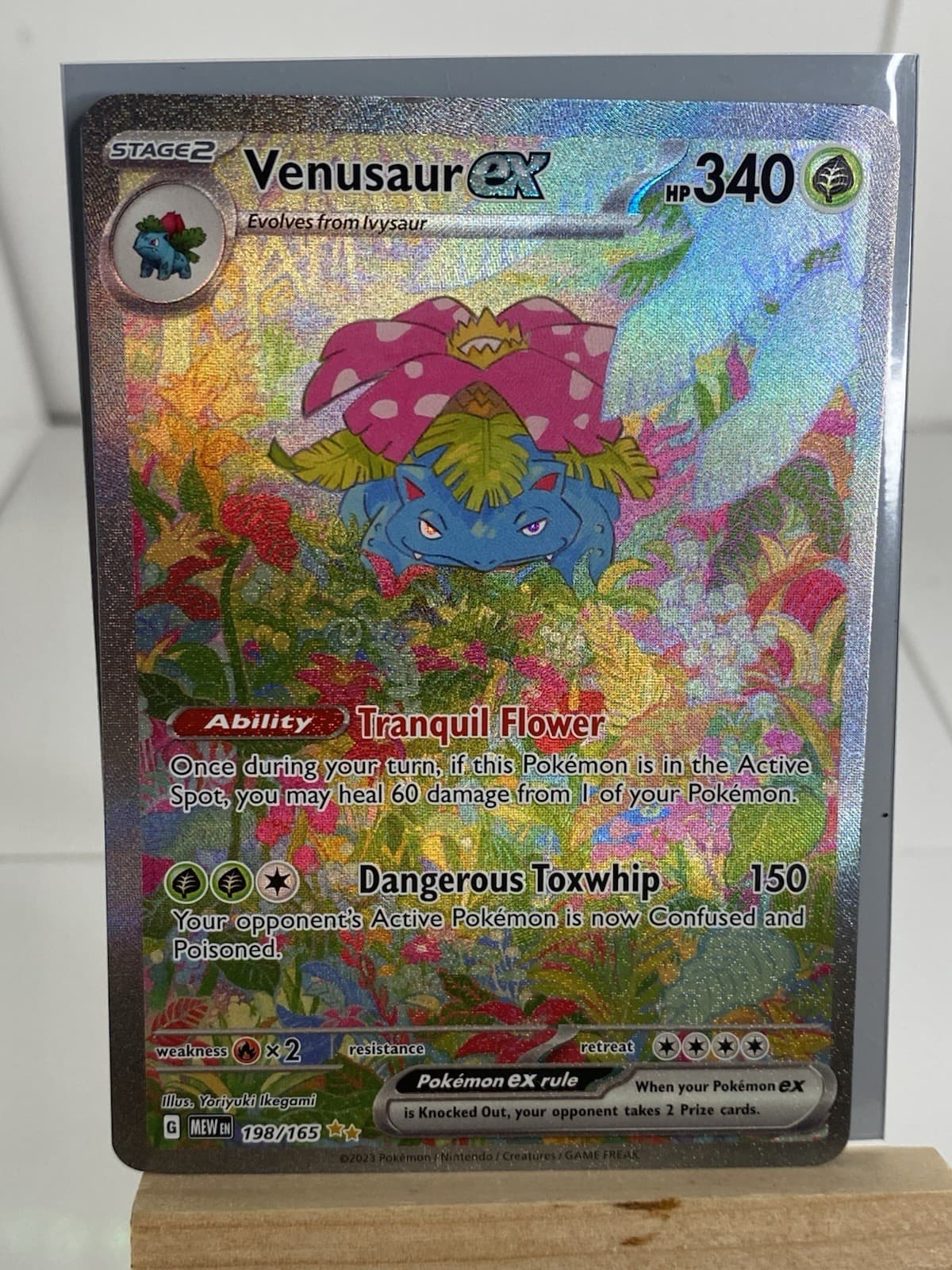 Venusaur ex 198/165 Sv: Scarlet & Violet 151 Holo