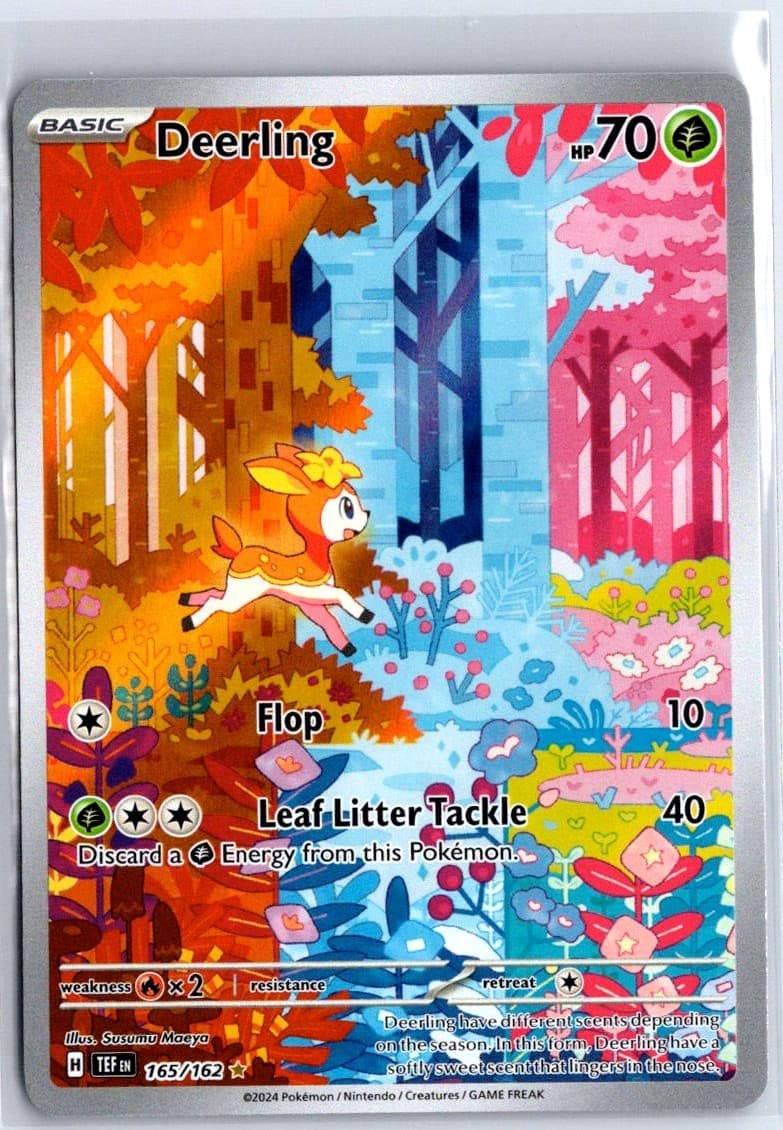 Deerling Illustration Rare 165/162 SV05: Temporal Forces NM Susumu Maeya