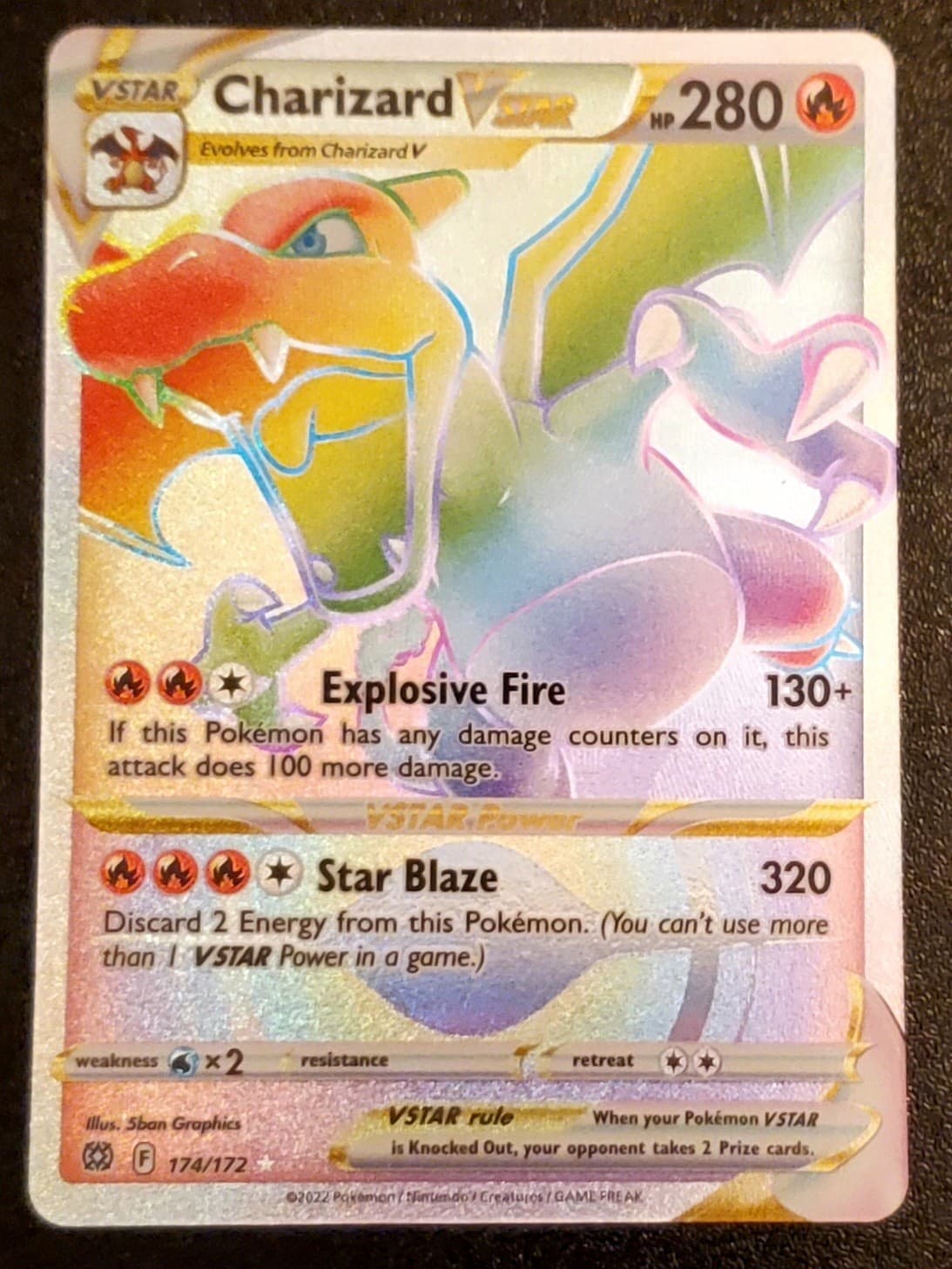 Charizard VSTAR 174/172 Swsh09: Brilliant Stars Holo