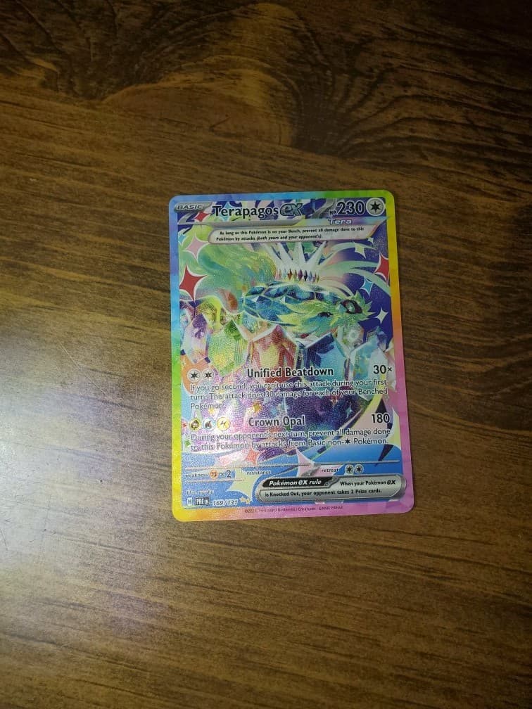 Terapagos ex 169/131 Sv: Prismatic Evolutions Holo