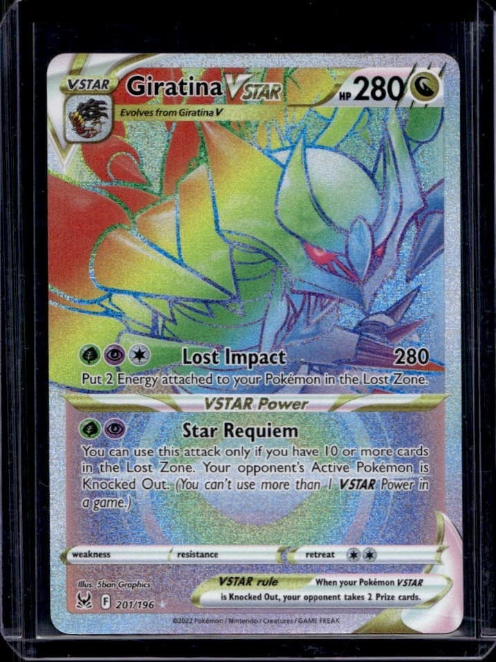 2022 Pokemon SWSH Lost Origin Giratina VSTAR #201/196