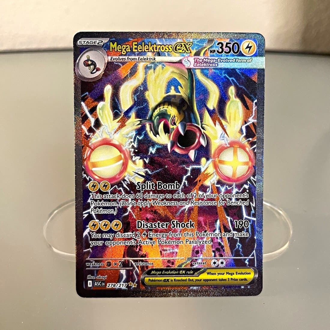 Mega Eelektross EX 278/217 Special Illustration Rare - Ascended Heroes
