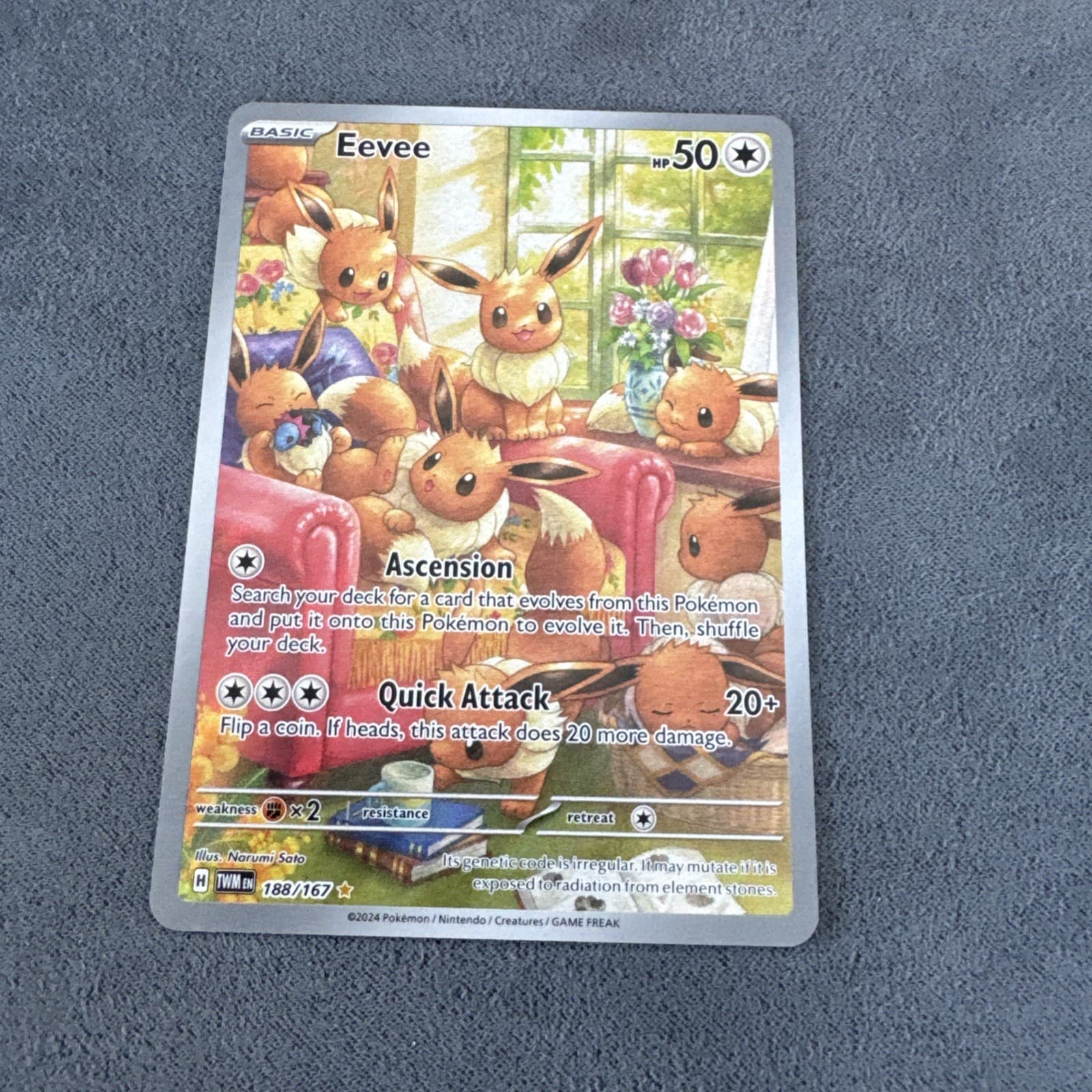 Eevee 188/167 Sv06: Twilight Masquerade Holo