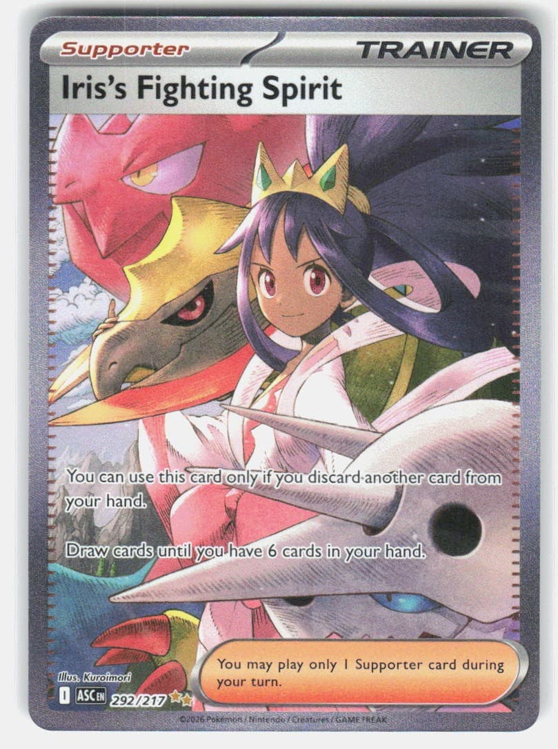 Iris's Fighting Spirit Holofoil [ASC - 292/217]