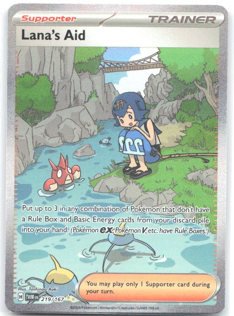 Lana's Aid Holo Special Illustration Rare SV06: Twilight Masquerade 219/167 NM