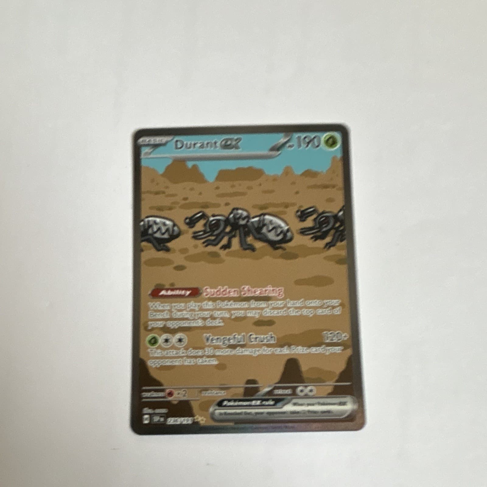 The Pokémon Company Durant 236/191 surging sparks Rare Holo Eng HP190