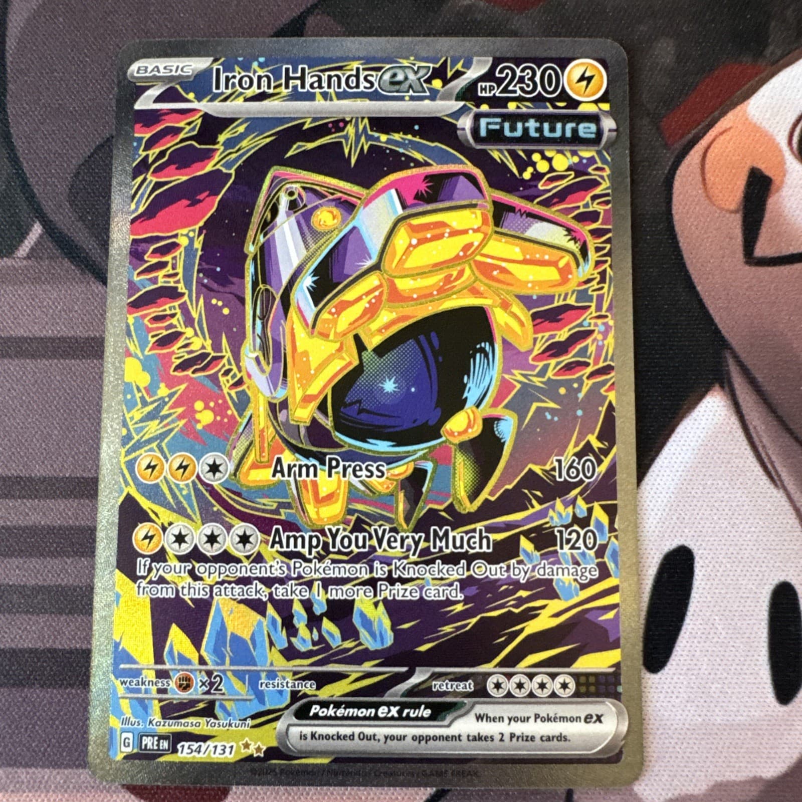 Iron Hands ex 154/131 SV Prismatic Evolutions SIR Holo EN