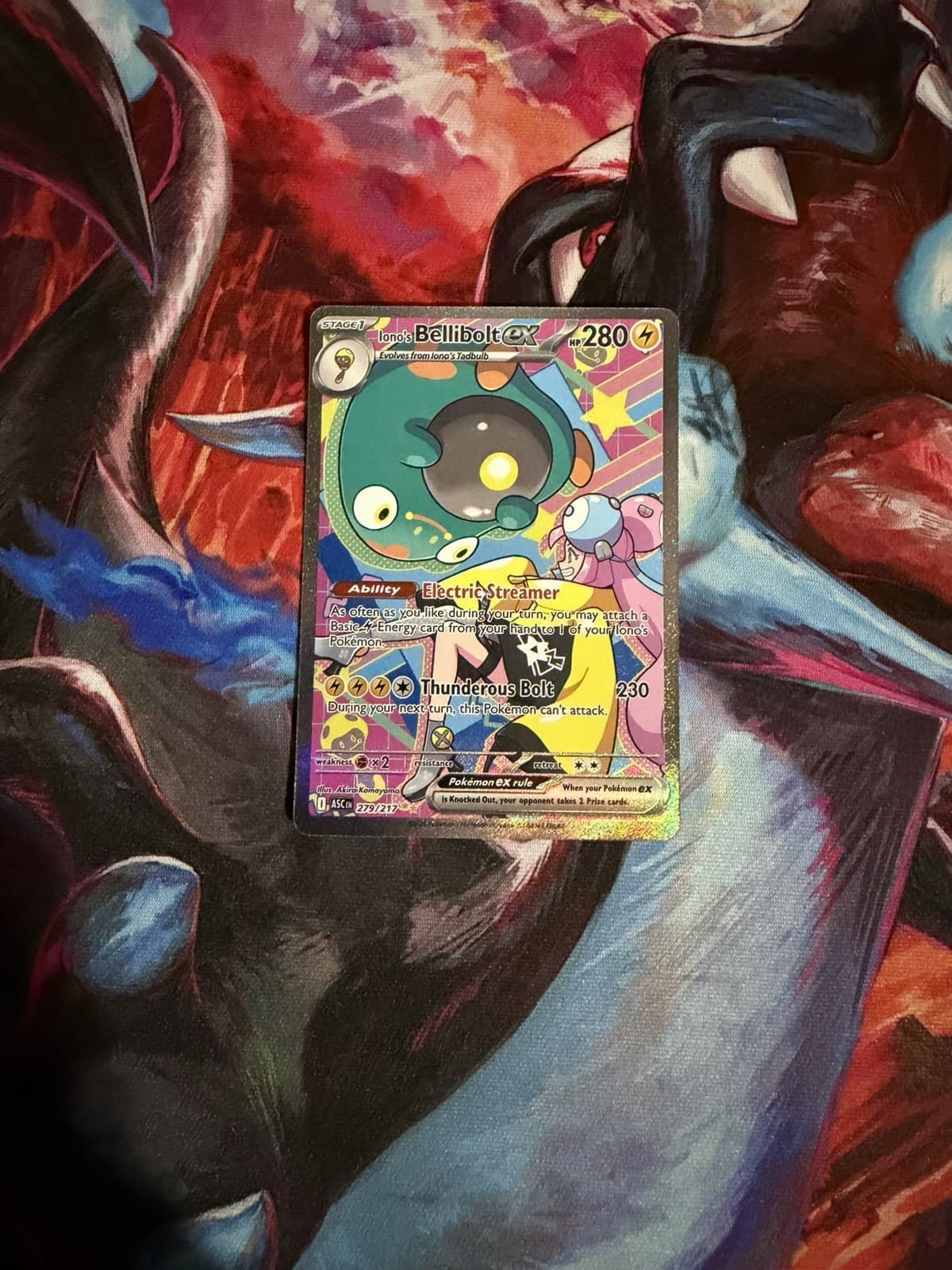 Ionos Bellibolt ex 279/217 Pokemon Ascended Heroes Special Illustration Rare